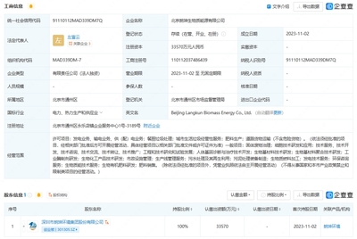 朗坤环境设生物质能源子公司 业务含生物基材料技术研发