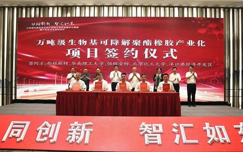 全球首创生物基可降解橡胶产业化项目签约，引领绿色材料新革命